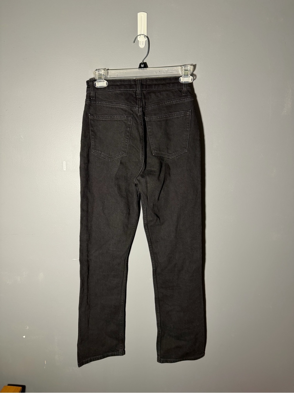 Reformation Jax Stretch High Rise Straight Jeans Size 24 - Picture 4 of 5